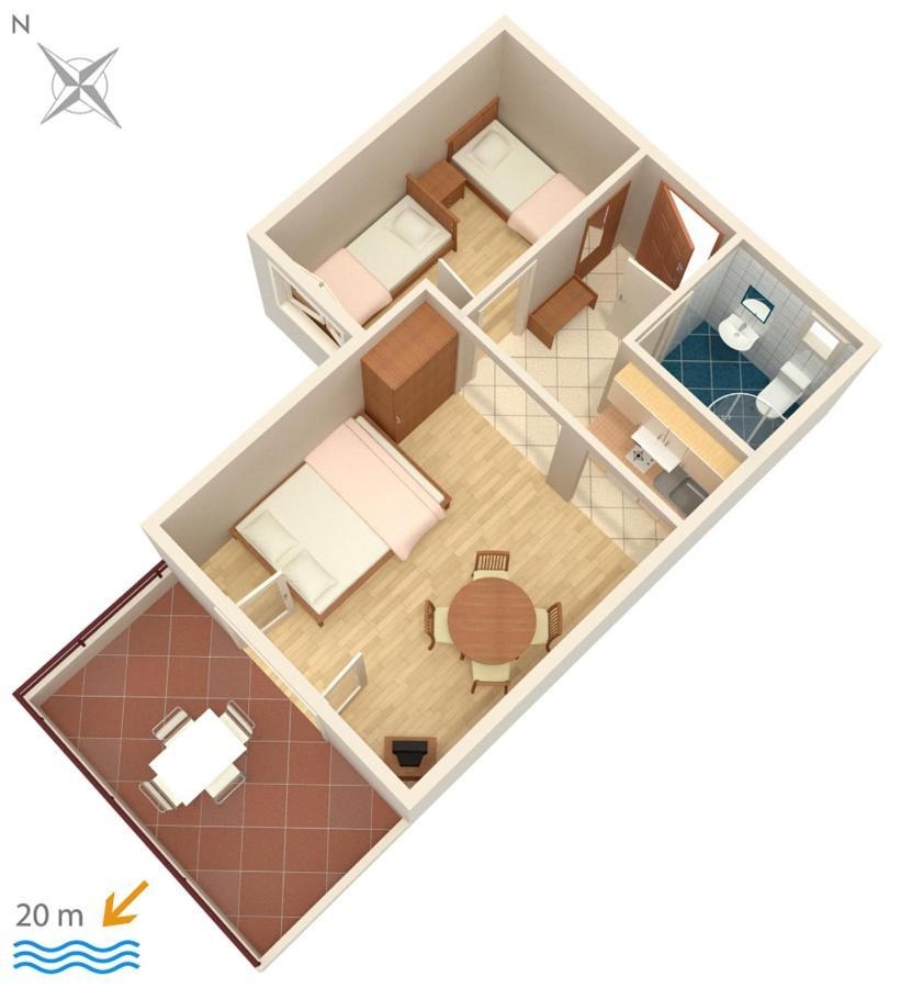 Apartments By The Sea Crikvenica - 2354 מראה חיצוני תמונה