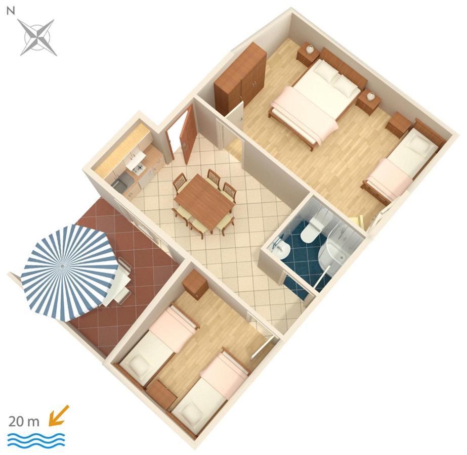 Apartments By The Sea Crikvenica - 2354 מראה חיצוני תמונה